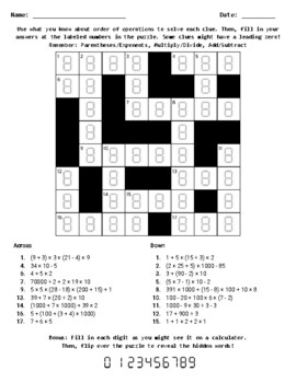 Can you solve it? The crossword that counts itself, Mathematics