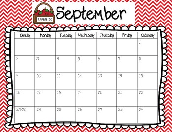 2018-2019 School Year Calendar **FREEBIE** by Mrs Dandy Mandy | TPT
