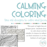 FREE Calming Coloring Sheets
