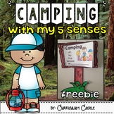 FREE Camping & My Five Senses Craftivity