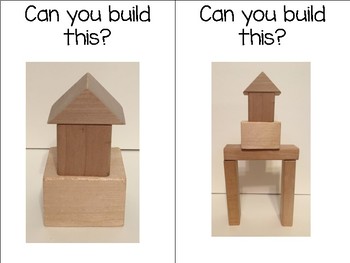 Preview of FREE Can You Build This? Block Center Building Cards