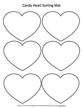 FREE Candy Heart Graphing and Math (Conversation Heart Math FREE)