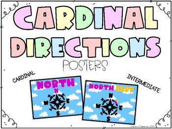 Preview of FREE Cardinal Directions Posters