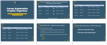 Preview of FREE Career Exploration Graphic Organizer Chart (GoogleSlides)