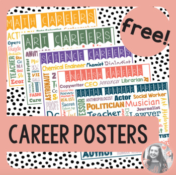Preview of FREE Career Posters