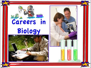 Preview of FREE Careers in Biology  Mini Posters For Classroom Display