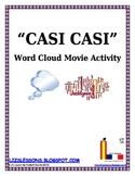 FREE "Casi Casi" Word Cloud Movie Activity