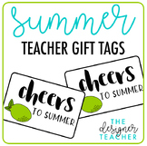 FREE Cheers to Summer Teacher Gift Tag