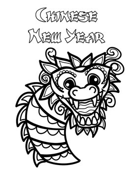 FREE Chinese New Year 2020 Coloring Sheets by The Love of Coaching