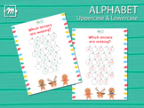 FREE Christmas Alphabet: Uppercase & Lowercase