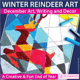 FREE Christmas Art Activity | Reindeer Coloring Pages