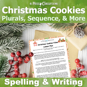 Preview of FREE Christmas Cookie Sequence Writing Lesson