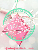 {FREE!} Christmas Craft for Big Kids: Octahedron Ornaments