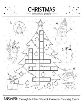 FREE Christmas Games Worksheets - Mazes and Word Puzzles - 10 qty PDF 8 ...
