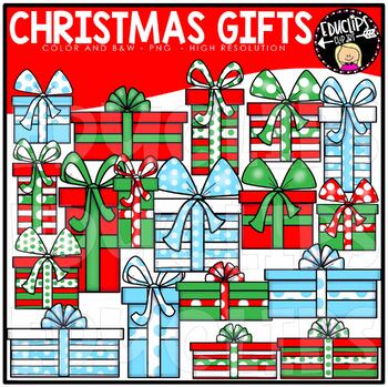 Download Free Christmas Gifts Clip Art Bundle Educlips Clipart By Educlips