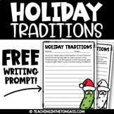 Free Christmas Holiday Around the World Traditions Writing