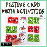 FREE Christmas Math Card Games / Christmas Math Centres