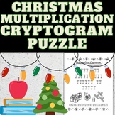 FREE Christmas Multiplication Math Cryptogram Puzzle for G