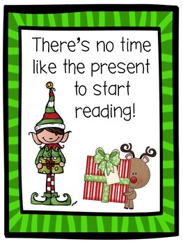 FREE Christmas Signs for Your Library/Media Center by ATBOT The Book Bug