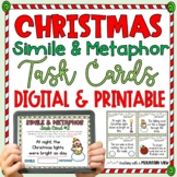 {FREE} Christmas Simile and Metaphor Task Cards {Holiday F