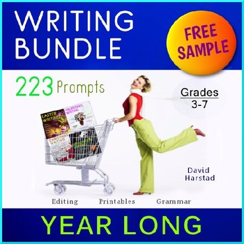 Preview of FREE - Christmas Writing - 2 Prompts (Gr. 3-7)