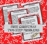 FREE Christmas two-step problems