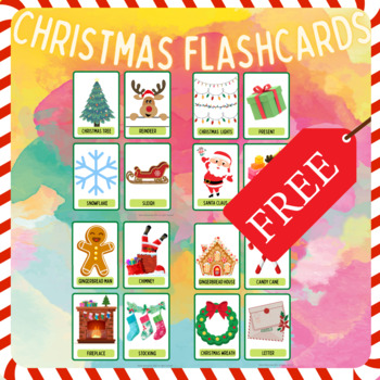 Christmas Flashcards - Free Printable Flashcards to Download - Speak and  Play English