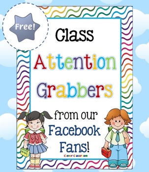 Preview of FREE Class Attention Grabbers from our Facebook Fans - 2 pages