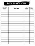 FREE Classroom Library Book Checkout Form