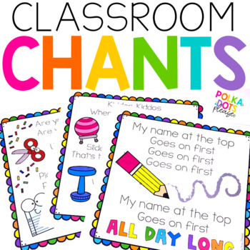 Preview of FREE Classroom Management Chants