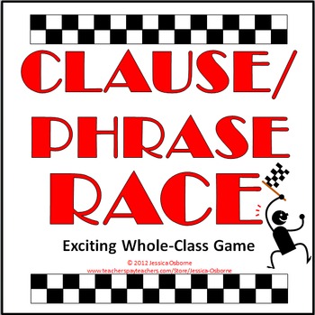 Preview of Clause and Phrase Game (FREE)