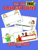 FREE Clip Art: Blank Sign Boards