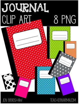 Preview of Journal & Notebook Clipart