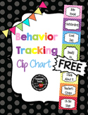 Behavior Clip Chart - Classroom Management - FREE! - Cute 