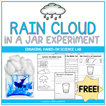 Preview of FREE Cloud in a Jar Science Experiment / Water Cycle Experiment