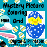 FREE Coding Easter Egg Mystery Picture - Coloring Grid Pag