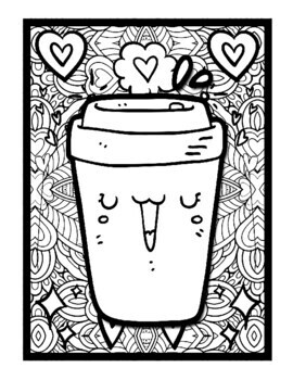 28 Coffee Coloring Pages (Free PDF Printables)