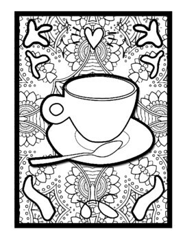 28 Coffee Coloring Pages (Free PDF Printables)