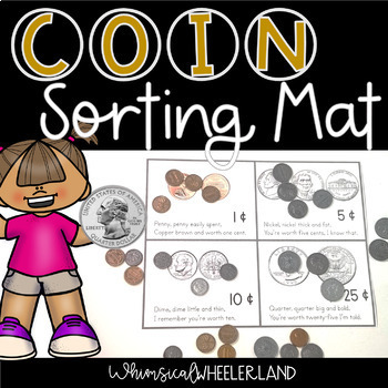 Preview of FREE Coin Sorting Mat & Money Counting Mat