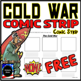 FREE The Cold War Timeline Comic Strip Worksheet Containment Marshall Plan etc