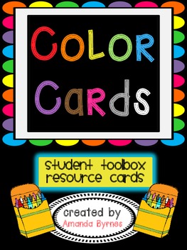 Preview of FREE Color Word Cards