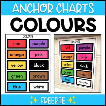 Preview of FREE Colour / Color Anchor Chart