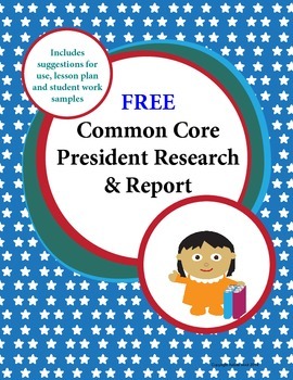 Preview of President Research & Report {FREE}