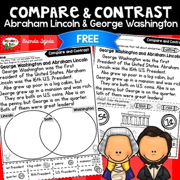 Preview of FREE Compare and Contrast: Presidents