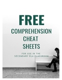 FREE Comprehension Strategy Cheat Sheet