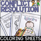 FREE Conflict Resolution Coloring Sheets