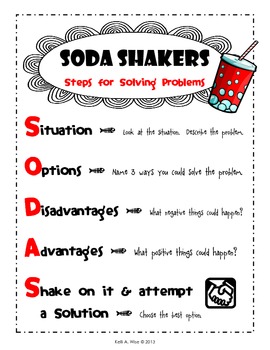 sodas problem solving worksheet