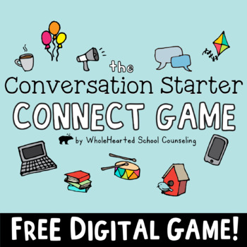 Preview of FREE Conversation Starters Digital SEL Game: No-Prep Fun for Small Groups!