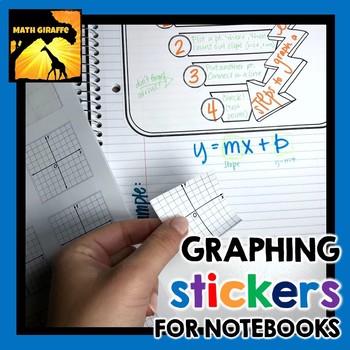 Preview of FREE Coordinate Plane Sticker Templates