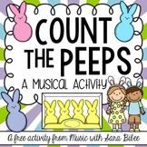 FREE! Count the Peeps! A Notes and Rests Activity